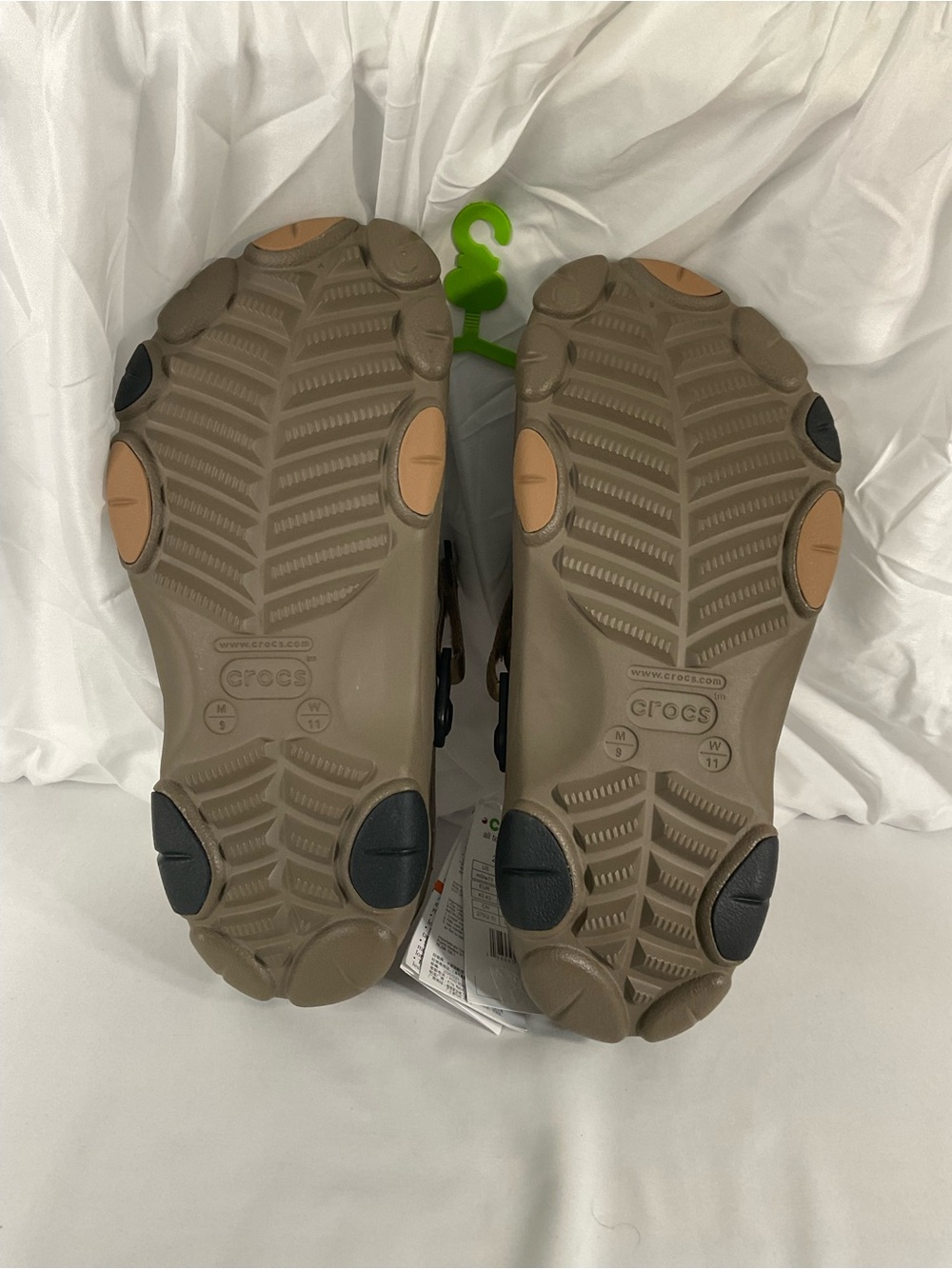 CROCS all terrain lined clog - M9/w11 Taupe with Beige Lining - Picture 3 of 10